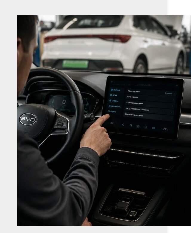 Русификация BYD E2 в Озёрске от 15112 р. | ФастМобиль-Озр под ключ