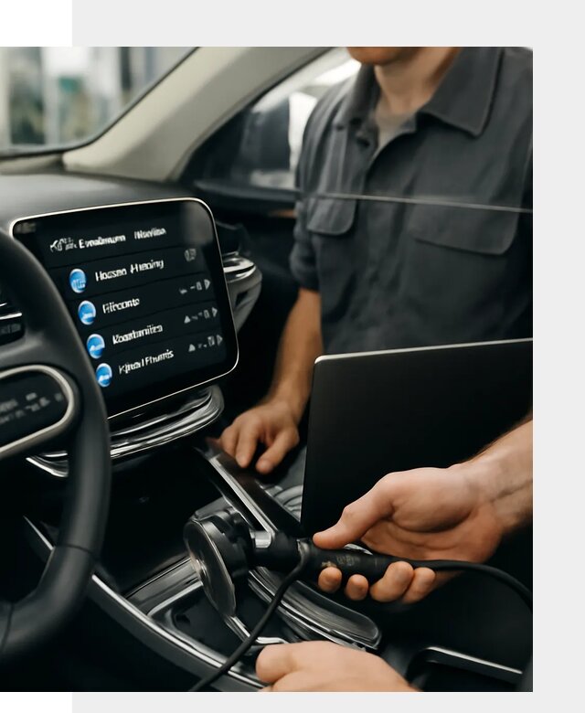 Установка приложений Geely для мультимедиа автомобиля в Озёрске