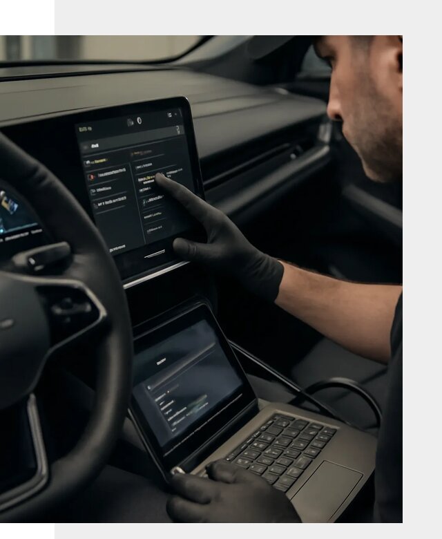 Русификация приборной панели Rising автомобиля в Озёрске