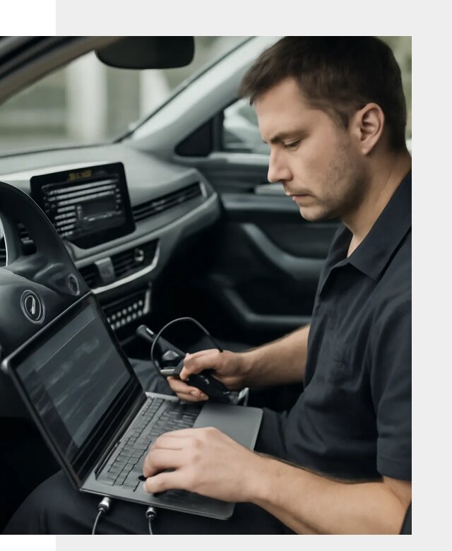 Настройка телематики автомобиля под ключ для авто в Озёрске